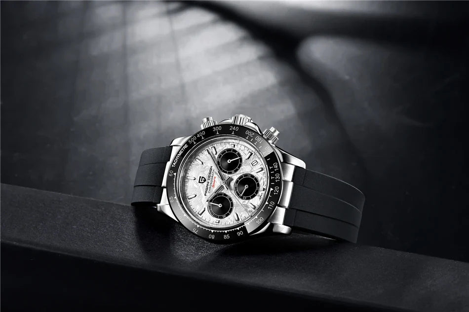 Pagani V2 Chrono Rubber Black & White
