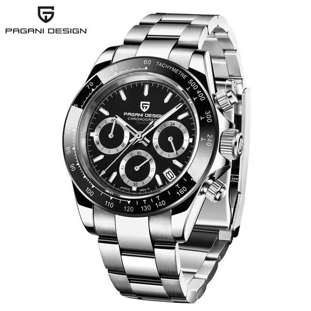 Pagani V2 Chrono Steel black