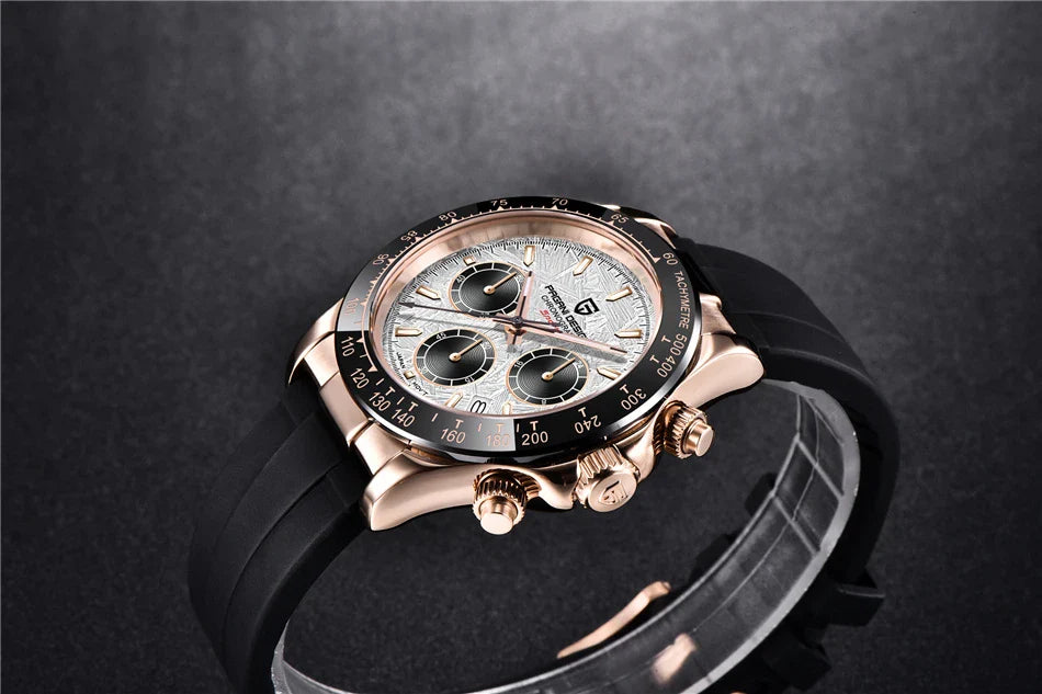 Pagani V2 Chrono rubber Gold & White