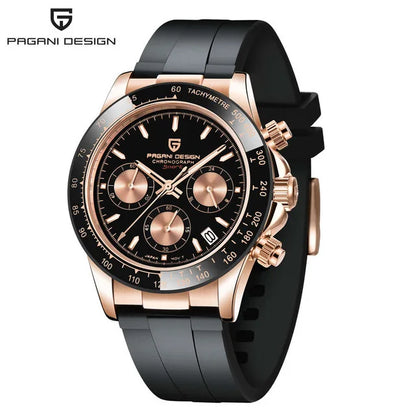 Pagani V2 Chrono Rubber Black & Gold
