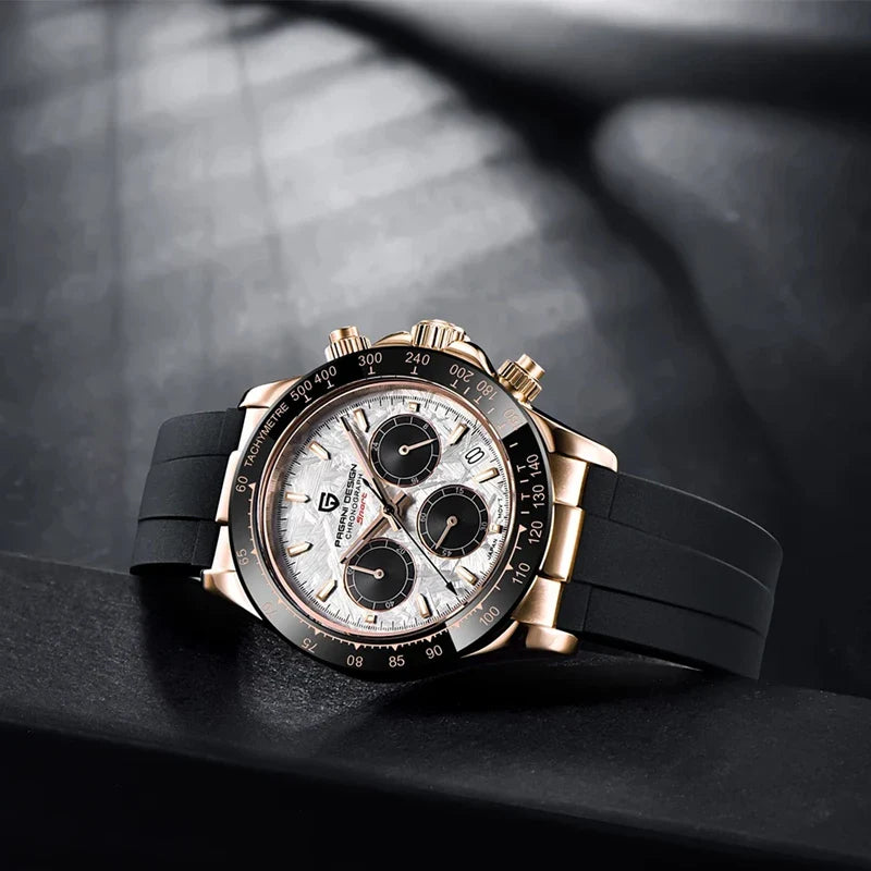 Pagani V2 Chrono rubber Gold & White