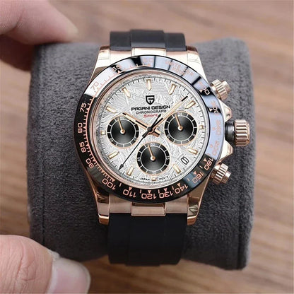 Pagani V2 Chrono rubber Gold & White