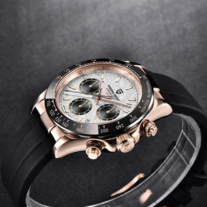 Pagani V2 Chrono rubber Gold & White