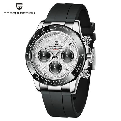 Pagani V2 Chrono Rubber Black & White