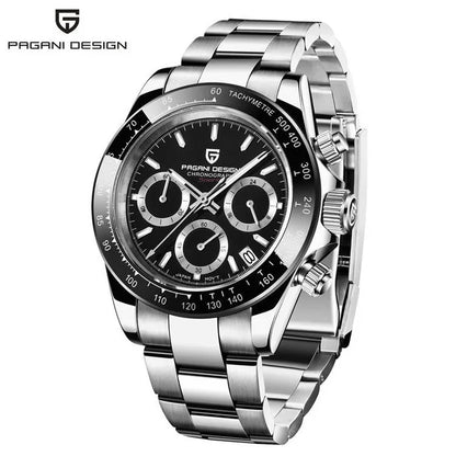 Pagani V2 Chrono Steel black