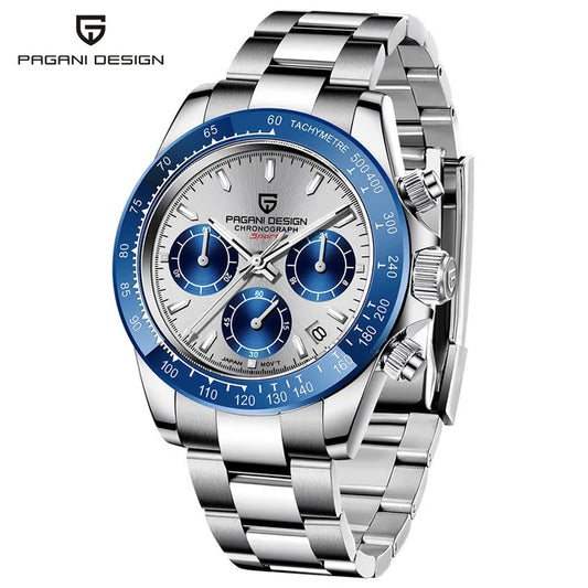 Pagani V2 Chrono Steel & Blue