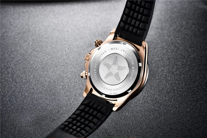 Pagani V2 Chrono Rubber Black & Gold