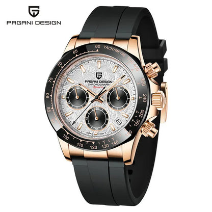Pagani V2 Chrono rubber Gold & White