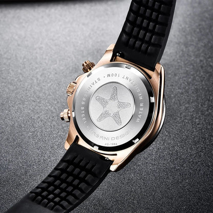 Pagani V2 Chrono rubber Gold & White