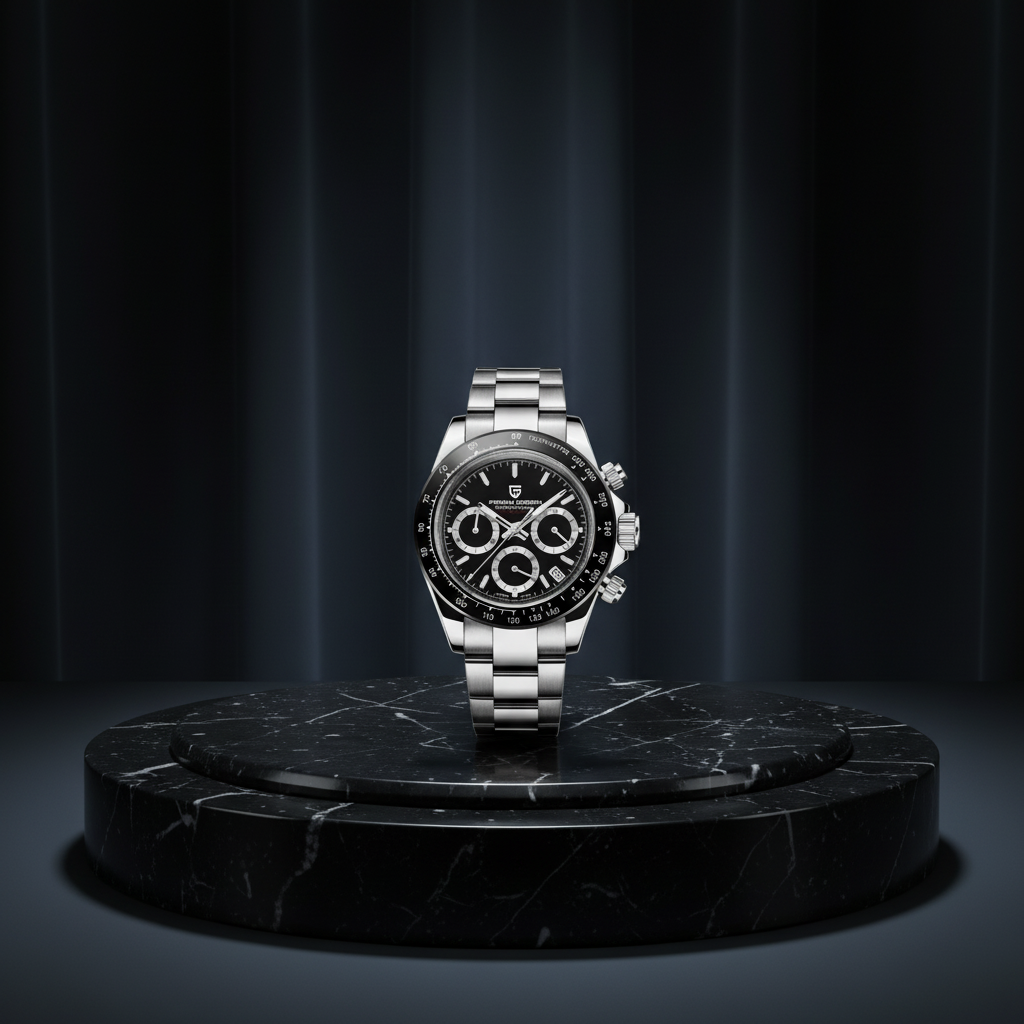 Présentation Pagani V2 Chrono Steel black